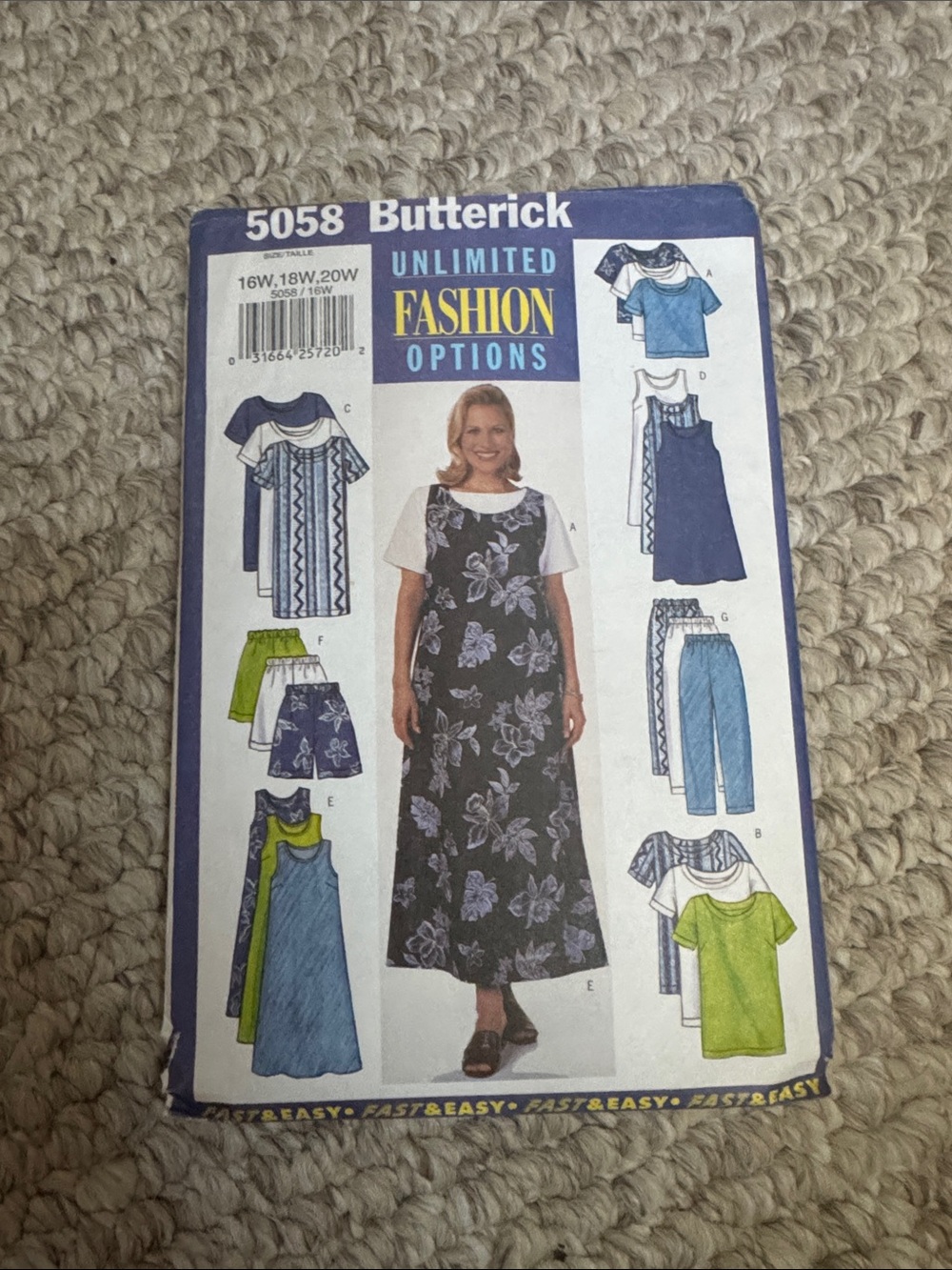 Butterick Unlimited Fashion Options 5058 Uncut Pattern